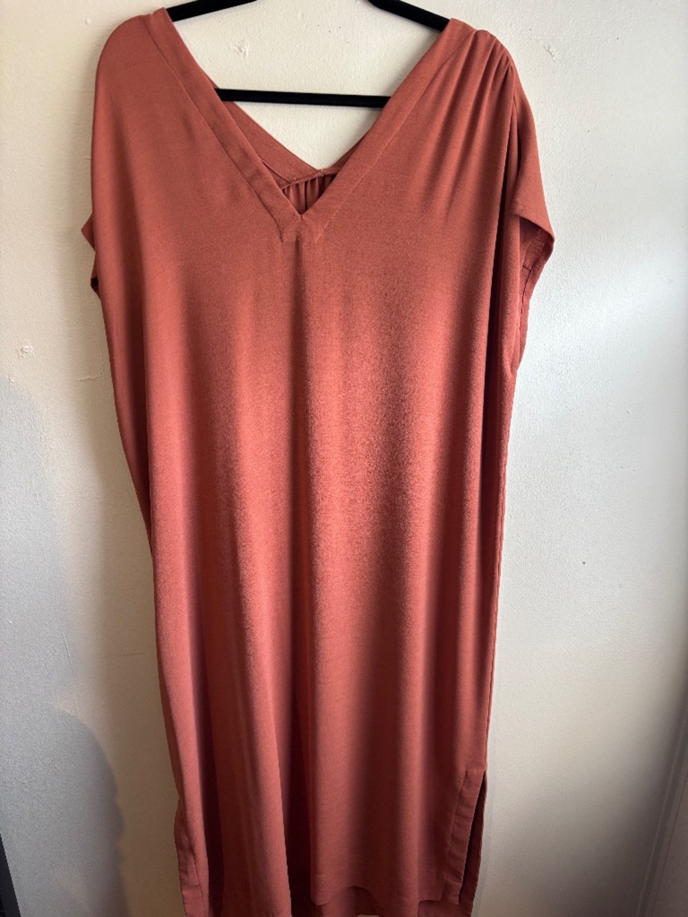 Prologue Lightweight Lagenlook Boho Earthy Artsy Midi Dress